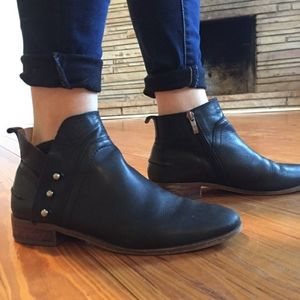 Franco Sarto 8 Black Ankle Boots